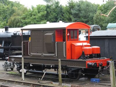 2017: WD 55577 Brake Van (fictitious number) in Bewdley yard