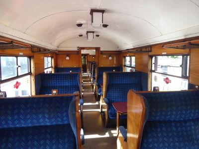 Interior view of 27270 looking towards the former 'Smoking compartment' end