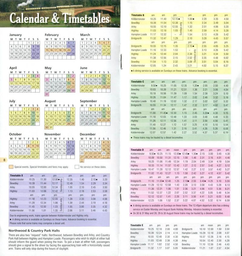 Severn Valley Railway Timeline 2010 - SVR Wiki