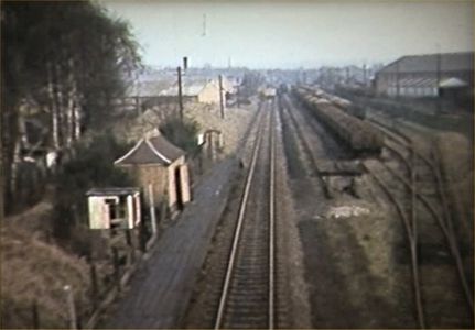 Foley Park Halt and sidings seen from the Stourport Road Bridge