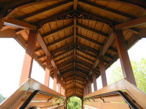 Bewdley footbridge interior