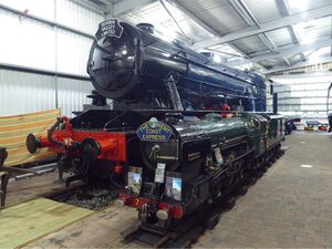 2021: RH&DR No 7 Typhoon on display in The Engine House