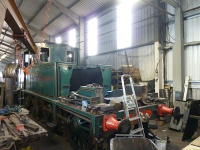 2012: Sharp Stewart 0-4-4T Dunrobin in Bridgnorth works