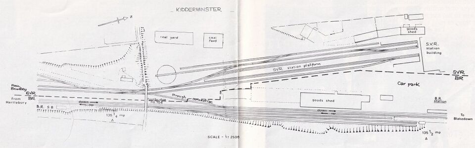 1984 proposed track plan (Steve Scott / SVR News)