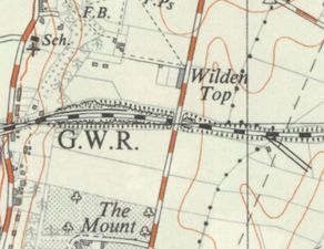 OS Map of Wilden 1951
