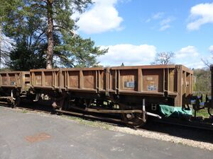 2015: BR 'Rudd' Ballast Wagons at Arley
