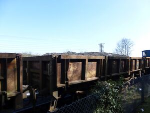 2015: BR 'Rudd' Ballast Wagons at Bridgnorth