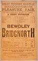 1884 excursion to Bridgnorth Fair or Bewdley