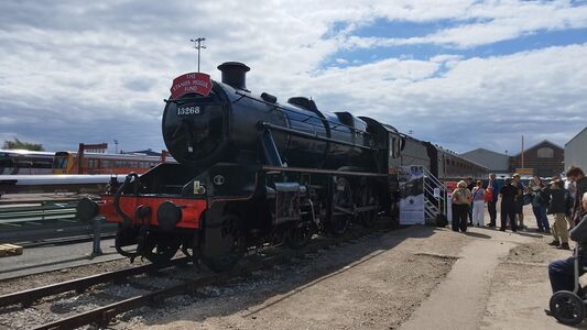 13268 Stood at Derby Litchurch Lane Works, 2 August 2025