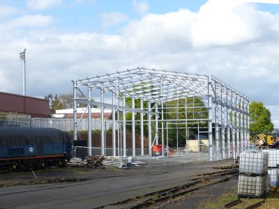 Construction in progress in May 2015