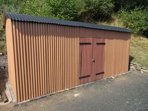 2025: The new Goods Lock Up at Eardington
