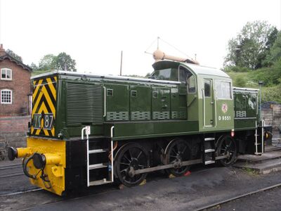 2023: BR Class 14 D9551 at Bridgnorth