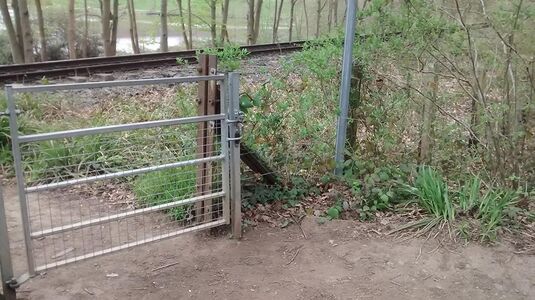 Gatepost at Trimpley