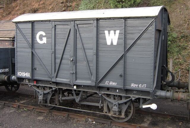 GWR 101961 Mink 'A' Covered Goods Van - SVR Wiki