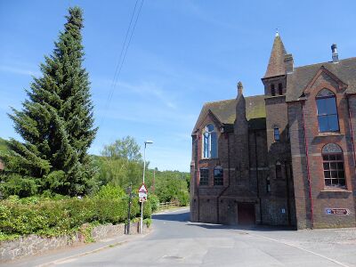 2018: Jackfield sidings; site of former Jackfield South crossing