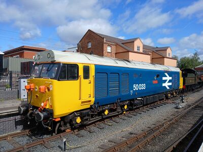 2025: 50033 Glorious at Kidderminster