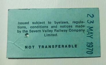 Child ticket 0001 from the opening day