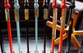 Levers 14 to 22. Not visible is Lever 22.