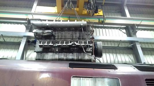 Engine removed from Western Champion