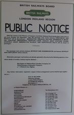 Closure notice