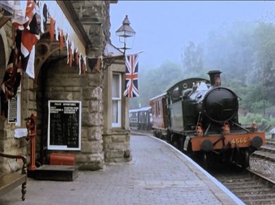The Royal Train arriving at Highley