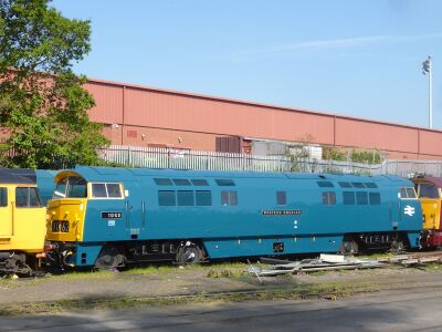 2017: Recently repainted D1062 Western Courier in Kidderminster TMD