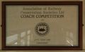 Association of Railway Preservation Societies, Coach competition, Commended, GWR Toplight 9055, 1986