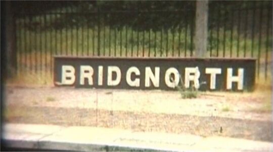 The station name board