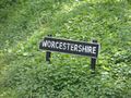 Worcestershire boundary marker