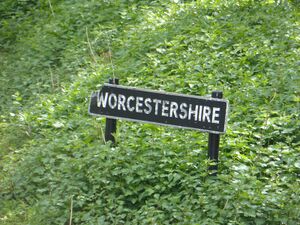2017: Worcestershire boundary marker