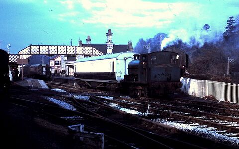 Carnarvon shunting at Bridgnorth in 1969 (David Cooke)