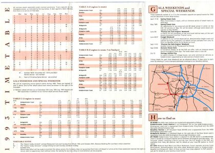 1993 timetable