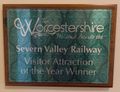The Worcestershire Welcome Awards, Visitor Attraction of the Year Winner, 2012