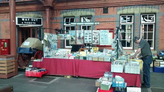 The former GWR 813 Fund stand at Kidderminster