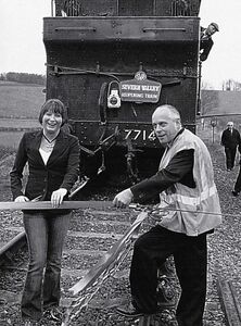 Victoria Bridge with John Leach (Bob Sweet / SVR News)