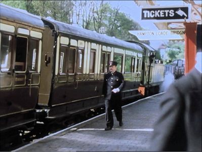 A "GWR carriage", originally an SE&CR Family Saloon
