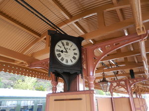 Bewdley station clock