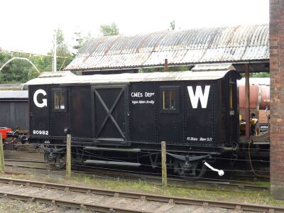 2017: GWR 80982 Signal Dept Van at Bewdley