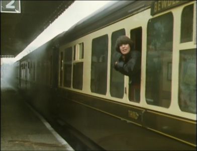Muriel has boarded the train
