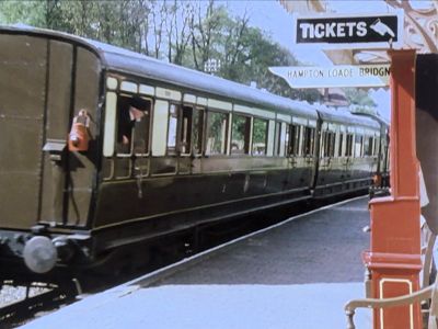 A "GWR carriage", originally an LSWR Family Saloon