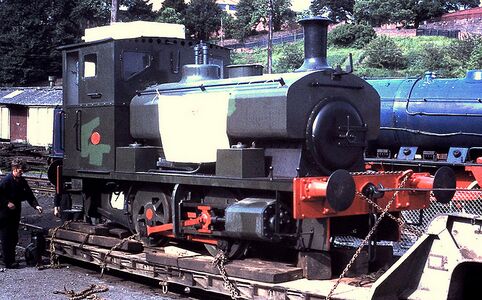 417 Invicta arriving at Bridgnorth