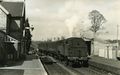 1960: Hampton Loade, view north of southbound LMS 40126 on passenger service arriving into loop (Sellick Collection)