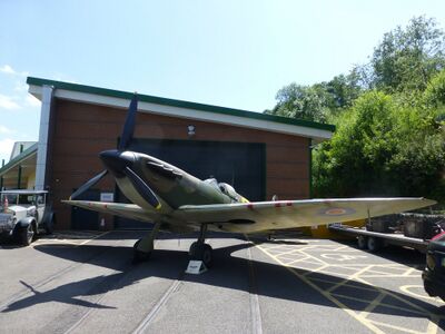 2013: Step Back to the 1940s; Spitfire replica at Highley