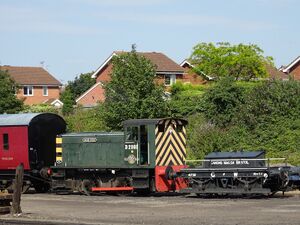 2019: D2960 and GWR 41736 Shunters Truck at Kidderminster