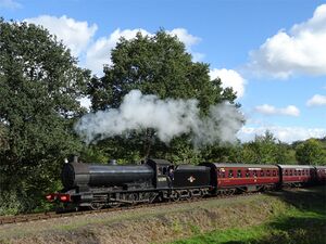 2018: Autumn Gala guest Raven NER T2 Class 63395
