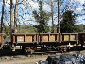 2015: BR 'Rudd' Ballast Wagons at Arley