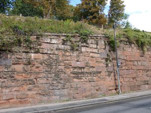 Part of the revetment