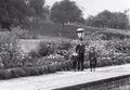 Arley Station gardens in the early 1900s