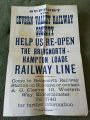 Undated Severn Valley Railway Society poster.