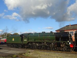 2018: Gala guest LMS Stanier Royal Scot 7P Class 46100 Royal Scot